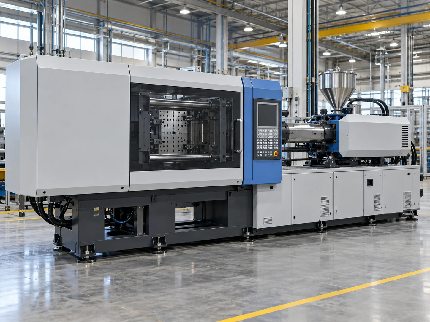 Injection moulding machinery